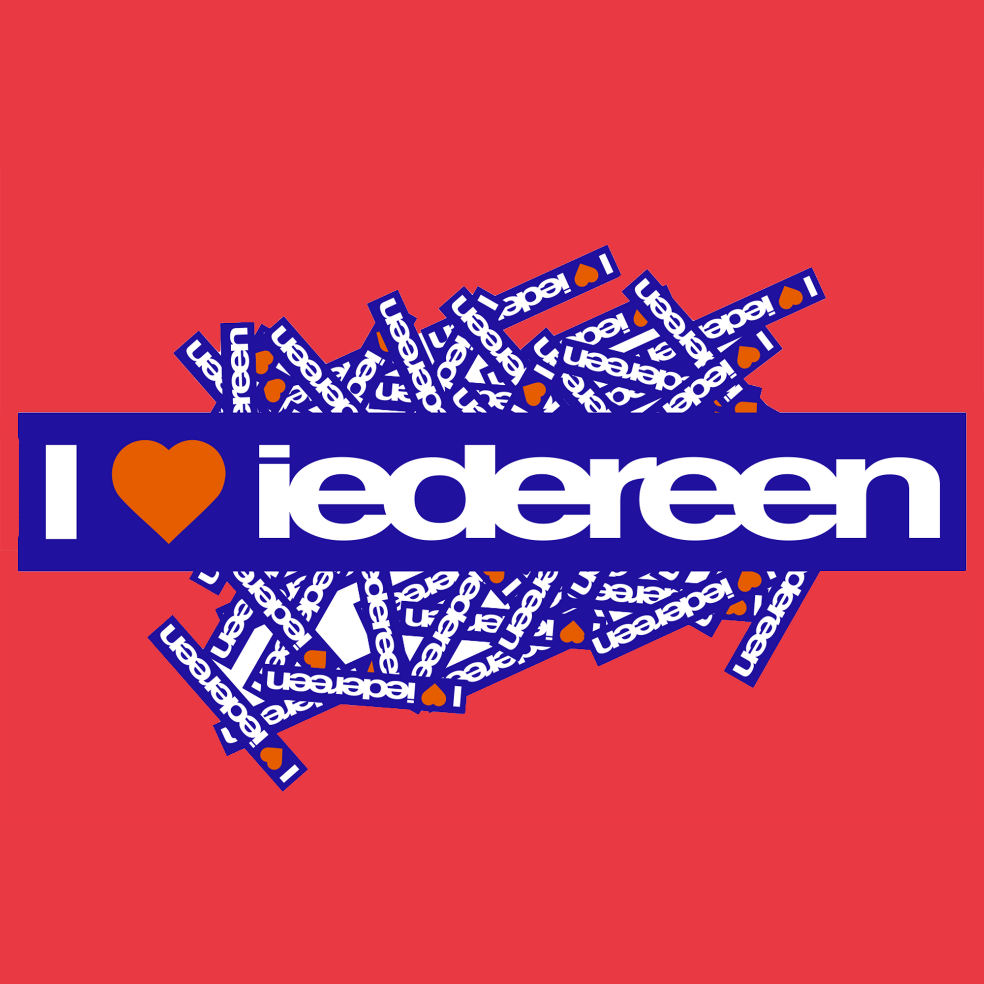 Sticker-Pack | I <3 iedereen (3er-Set)